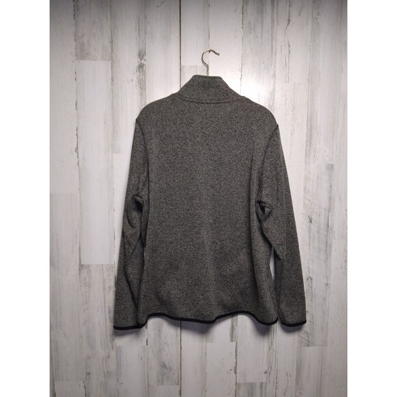 Eddie Bauer Womens 2XL Grey Full Zip Long Sleeve Long Sweater Jacket - Picture 7 of 10